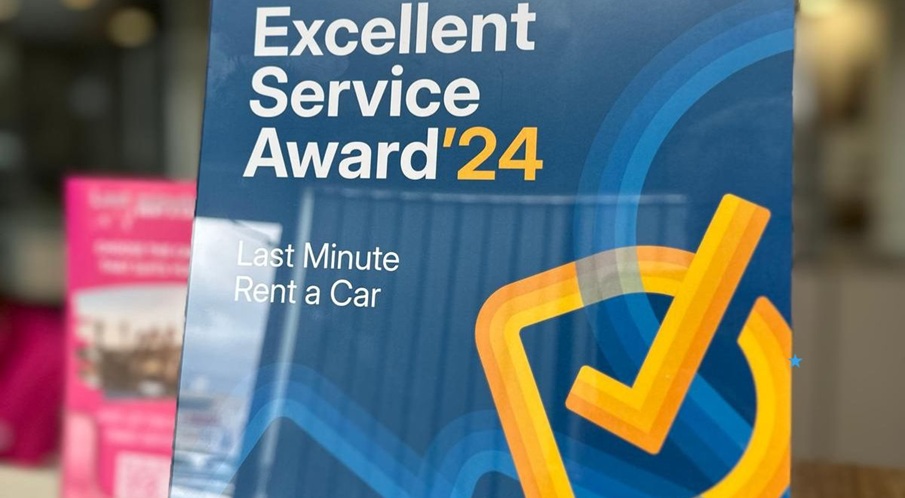 Last Minute Rent a Car earns the DiscoverCars.com Excellent Service Award